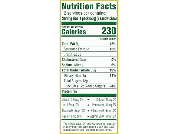 12PK belVita Breakfast Sandwich Dark Chocolate Creme