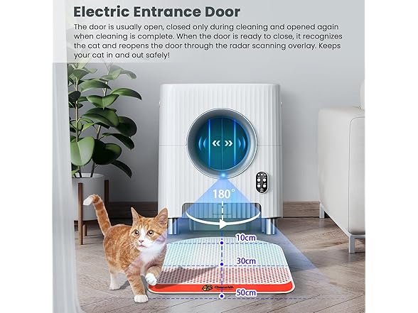 Upgraded Charmkit Self Cleaning Cat Litter Box