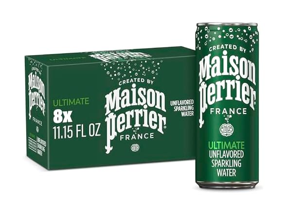 8CT Maison Perrier Ultimate Sparkling Water, 11.15 oz.