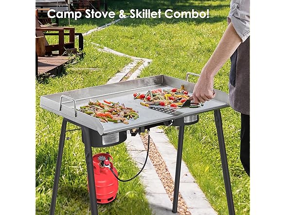 Red Mountain Valley Two Burner Outdoor Portable Gas Stove