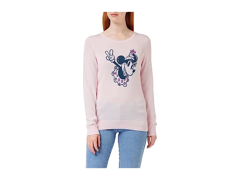 Amazon Essentials Disney Marvel Star Wars Womens Lightweight Crewneck Sweaters