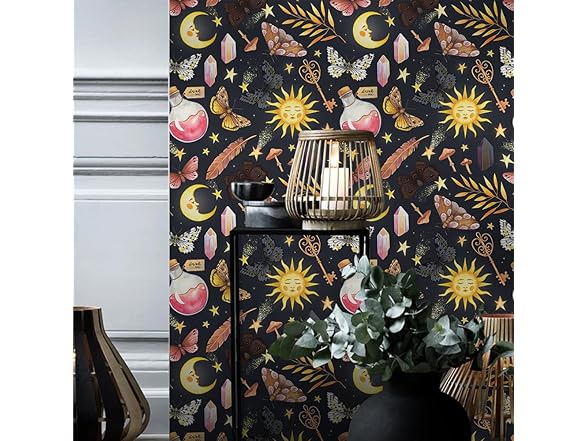 BEETAL Black Navy Fantasy Magical Sun