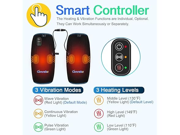 Knee Massager with Heat & Vibration