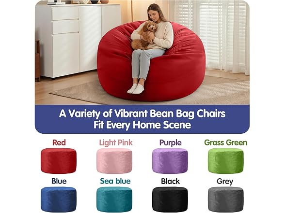 Adult Bean Bag Chair, Giant Beanbag