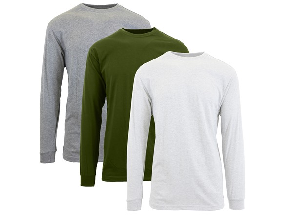 Heather Grey - Olive - White