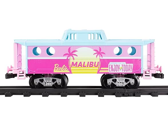 Mattel Barbie Battery Gauge Toy Train Set with Remote