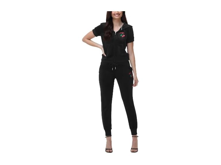 Juicy Couture Rib Waist Cherry Jogger