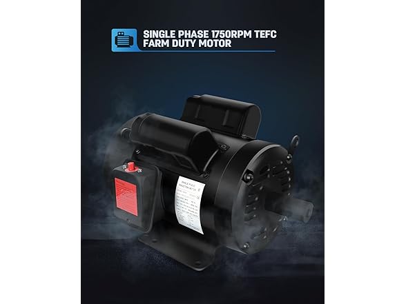 FAHKNS 5HP Electric Motor 1750 RPM