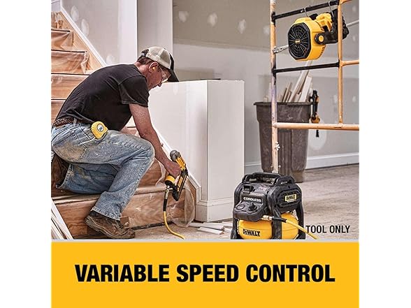 DEWALT DCE512B 20V MAX Cordless Jobsite Fan