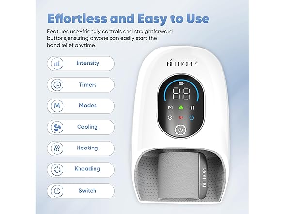 Hand Massager with 9 Modes