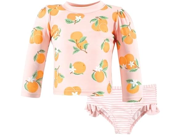 Hudson Baby Unisex Swim Rashguard Set