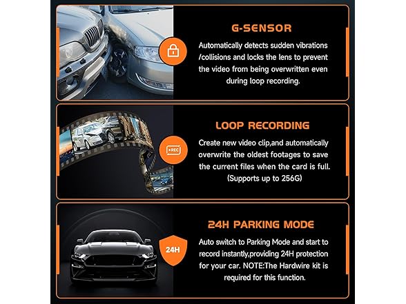 Veement 2.5K Dash Cam Front WiFi WDR