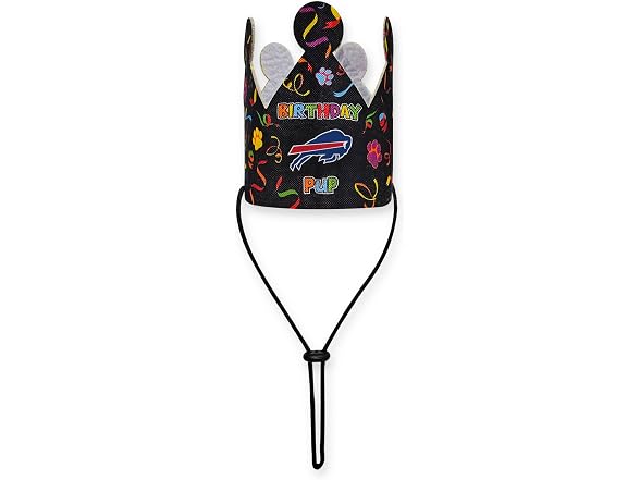 NFL Buffalo Bills Pet Birthday Crown, NFL Dog