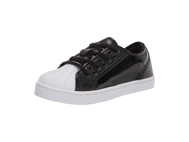 Pastry Unisex Fashion Sneakers Glossy, Paris Praline Style, Black & White,8.5 M US