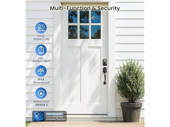VEISE KS02A Fingerprint Door Lock