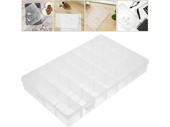 FENICAL Clearn Plastic Jewelry Organizer
