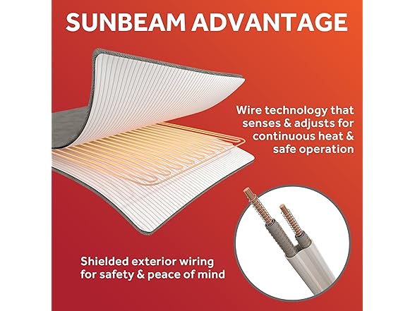 Sunbeam King Heated Mattress Pad