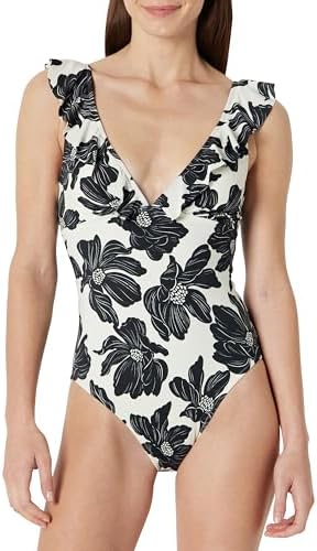 Cream Black Floral
