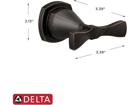 Delta 77638-RB Stryke Robe Hook, Single,