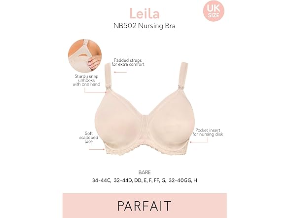Parfait Women (32FF) Leila Women's Full Figure Bra