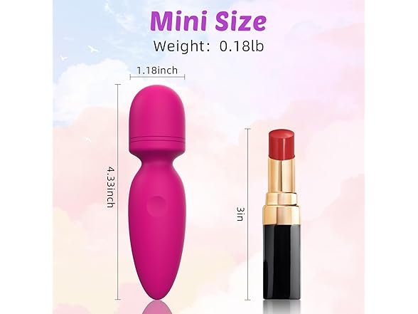 Fuwyiy Mini Massager with 10 Vibration Modes