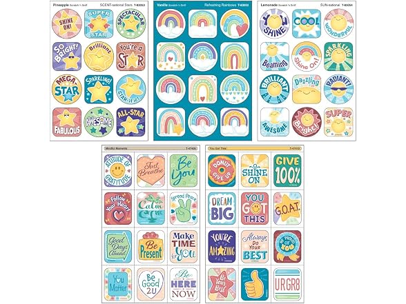 Trend Enterprises Be Your Best Mixed Stickers Pack