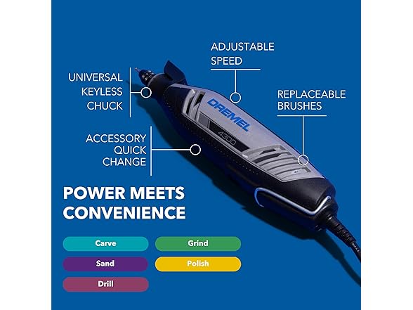 Dremel 4300-5/40 High Performance Rotary Tool Kit