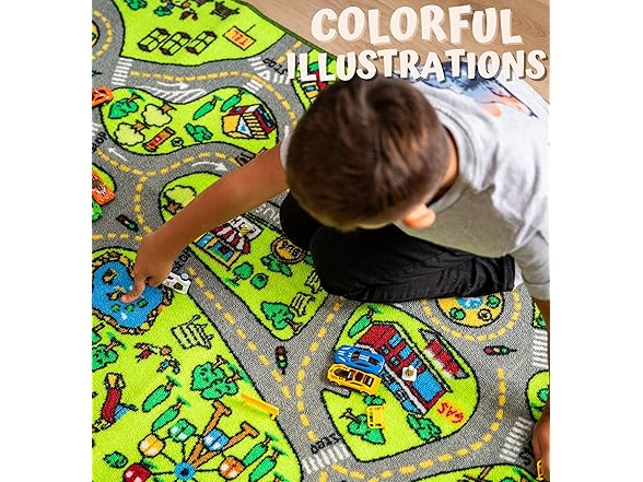 Carpet Playmat Kids Rug - 43"x26"