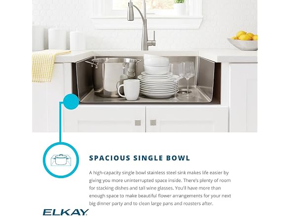 Elkay Crosstown 18 Gauge Workstation SS Sink & Faucet Kit