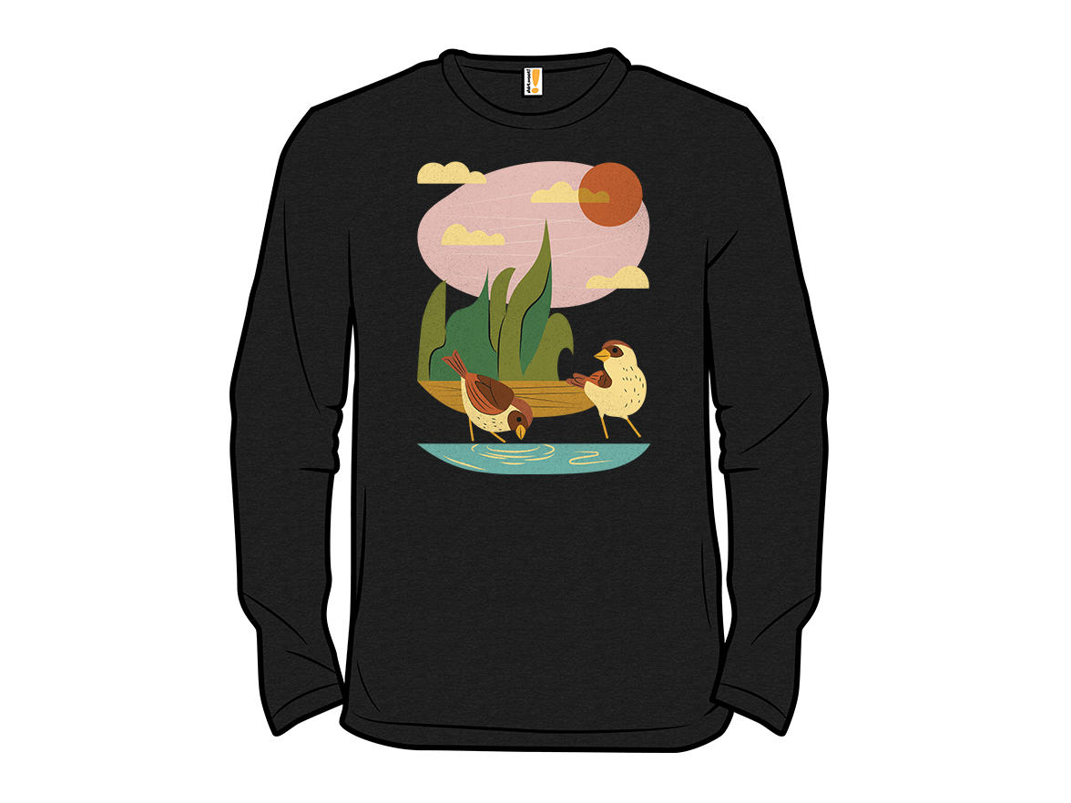 Birds Drinking Water - Gallery 13