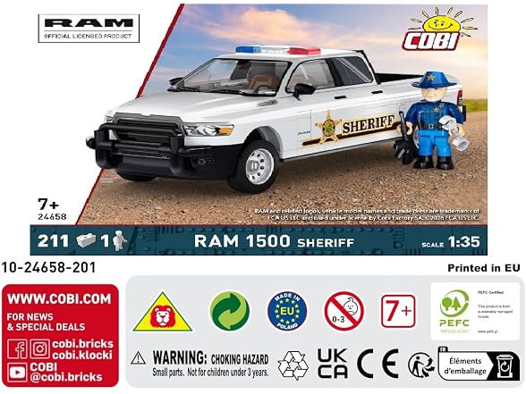 COBI RAM Hemi Sheriff, 211 Pieces