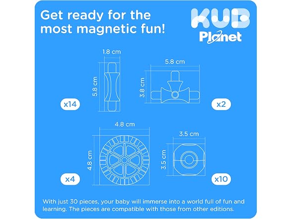 KUB Planet - Magnetic Building Set for Kids