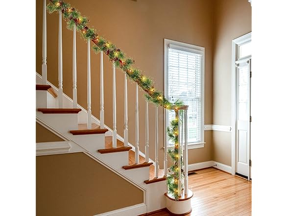 PROWREATH Christmas Smokey Pine Garland, - Gallery 5