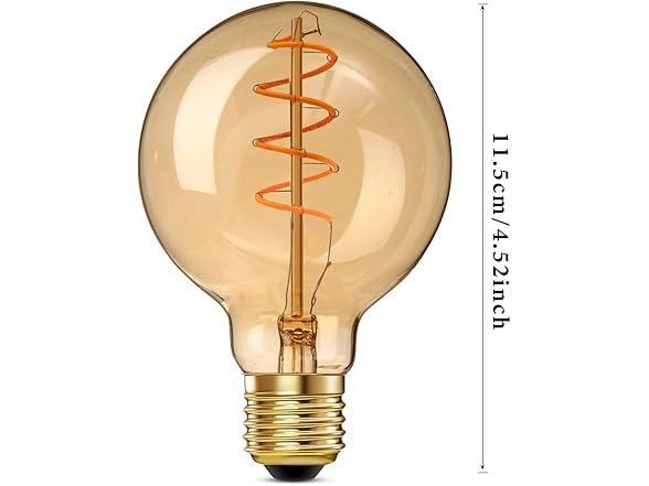 HEWA-Tech HEWASOL Spiral Dimmable LED Edison Bulb