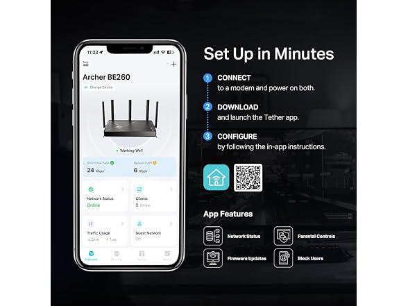 TP-Link TP-Link Dual-Band BE5000 WiFi 7 Router