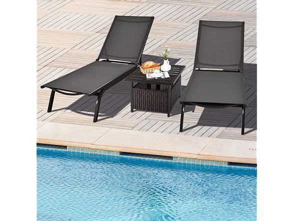 GLACER Nightcore Rattan Umbrella Side Table - Gallery 4