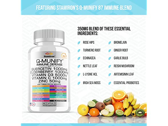 Quercetin, Zinc, Vitamin C, Supplement