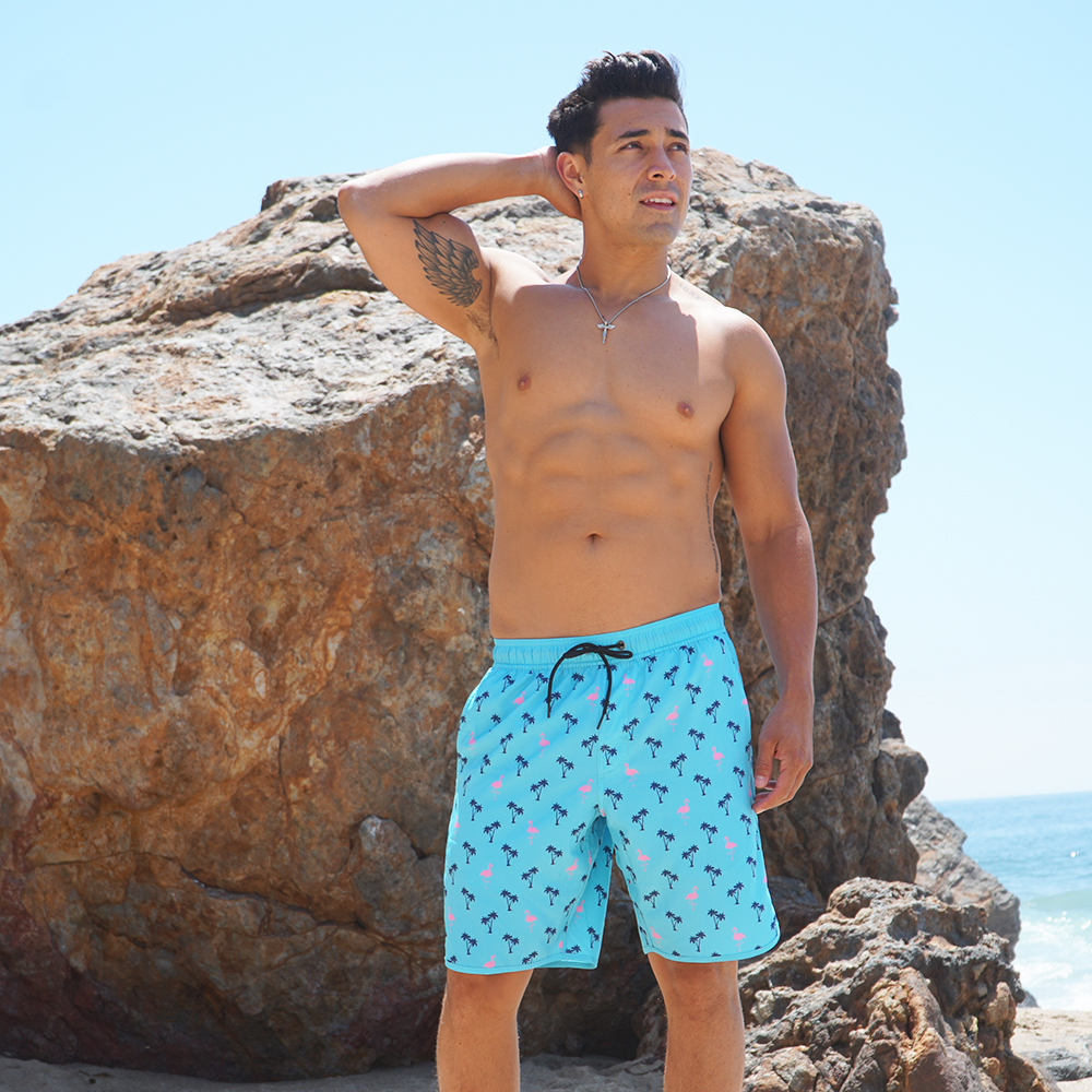 Warriors & Scholars Men's Swim Trunks W/Performance Liner - Gallery 35