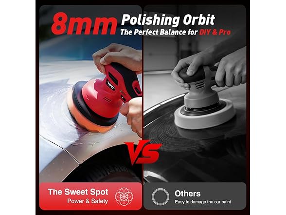 Avhrit Cordless Car Buffer Polisher Kit