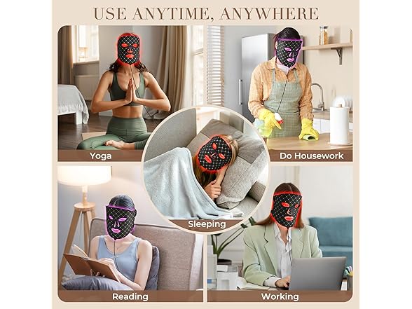 LED Light Therapy Facial Mask