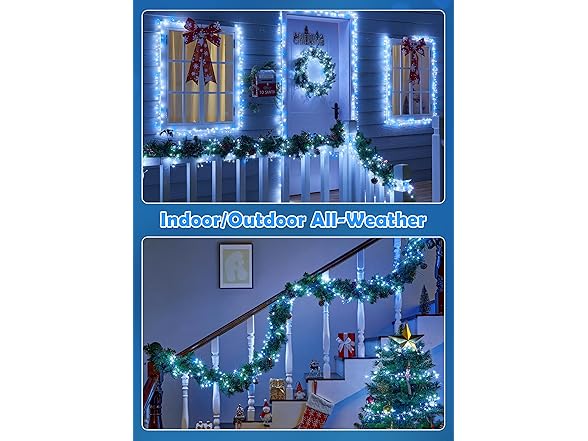 Brightown 10ft 200LED Cluster String Lights