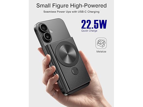 10000mAh 22.5W Fast Charging Magnetic Power Bank
