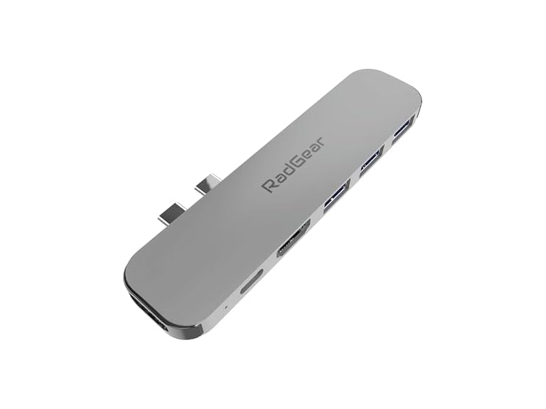 RadGear USB-C 6-in-2 Multiport Hub Adapter