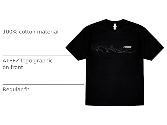 ATEEZ Official Tour Merch Logo T-Shirt