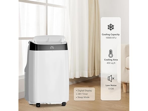 dainslef 10000 BTU 3-in-1 Portable Air Conditioner