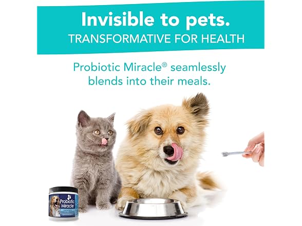 NUSENTIA Probiotics for Dogs -(360 Scoops)-P