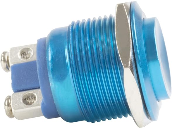 Push Button Switch 19MM 2Pk Momentary