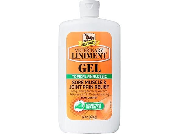 Absorbine Veterinary Liniment Topical Analgesic Sore Muscle
