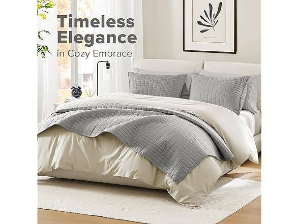 Comfort Spaces Kienna Quilt Set, Full/Queen