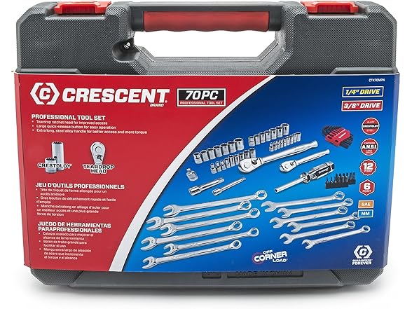 Crescent CTK70MPN 70 PC Mechanics Tool Set